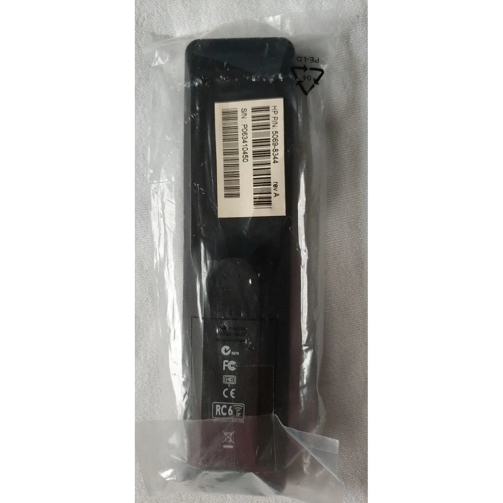 HP 5069-8344 Media Center Remote Control Carbon/Black New #3969
